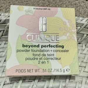 Brand new Clinique beyond perfection foundation powder in 9 neutral (MF-N)